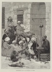 Chèvre et singes performants au Caire